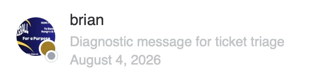 The level mark in the inbox