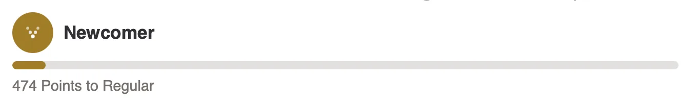 The Member Level widget